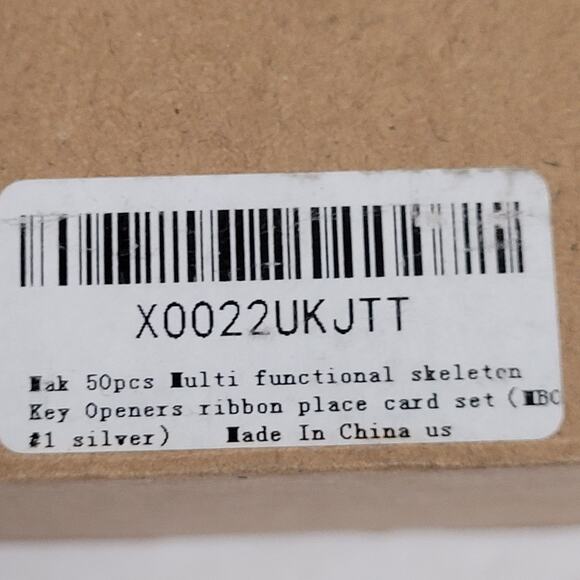 Heart-Shaped Skeleton Keys for Seat Placement. - Picture 10 of 10